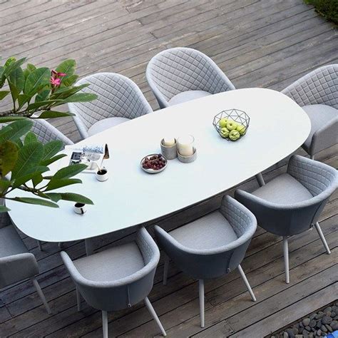 Maybe you would like to learn more about one of these? Maze Rattan Ambition 8 Seat Oval Dining Set in 2020 ...