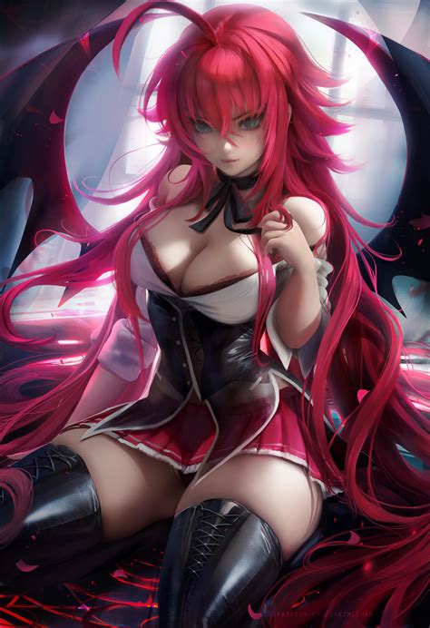 Check spelling or type a new query. redhead, long hair, cleavage, bare shoulders, kneeling, demon girls, looking at viewer, fantasy ...