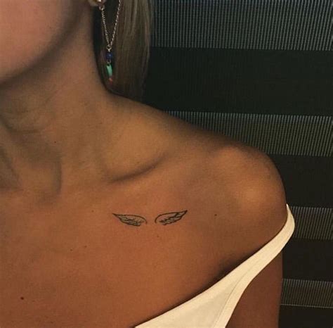 Even small angel wing tattoos can make a remarkable statement. Female Simple Small Angel Wings Tattoo - Best Tattoo Ideas