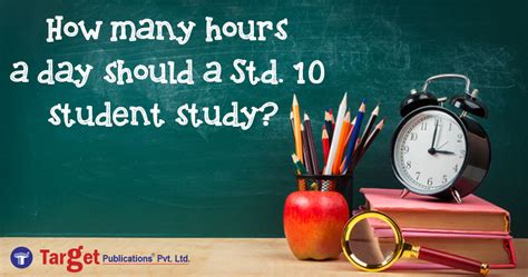 You need to keep your metabolism working, i.e., keep your blood moving. How many hours a day should a Std 10 SSC student study ...