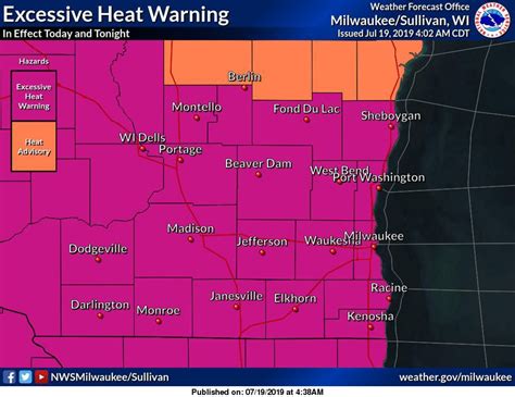 When the nws issues an excessive heat warning, remember it is essential to pay attention to it. Excessive heat warning in effect for southern Wisconsin ...