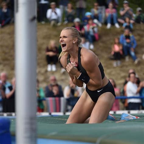 Rallies to win gold in pole vault at the tokyo olympics. Katie Nageotte pole vault | Pole vault, Track and field ...