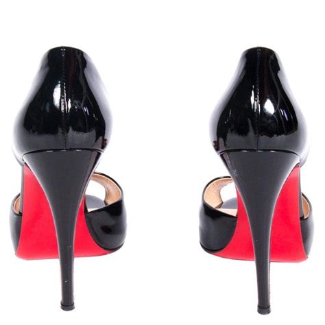 Survey your advice is welcome. Christian Louboutin Black Patent Leather Madame Claude D ...