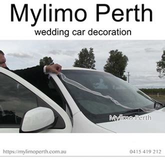 But the question that needs to be answered before all those details come into. Wedding Cars Perth Ribbon Decoration | My Limo Hire Perth