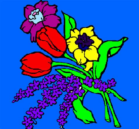 Downloads mareefe immagini belle : Disegno Mazzo di fiori colorato da Utente non registrato ...
