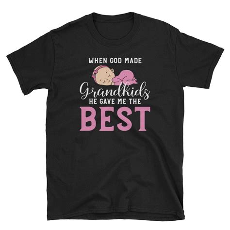 Sure, buying gifts for grandparents can be daunting. Best Grandkids Gift For Grandparents Short-Sleeve Unisex T ...