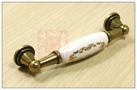 Many beautiful designs to choose from that will enliven your cabinets and drawers. 10PCS 96mm Ceramic Handles Decorative Dresser Knobs Brass ...