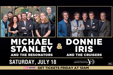 Michael stanley's roots rock is doused with flammable hooks and contagious melodies. Michael Stanley and The Resonators with Donnie Iris and ...