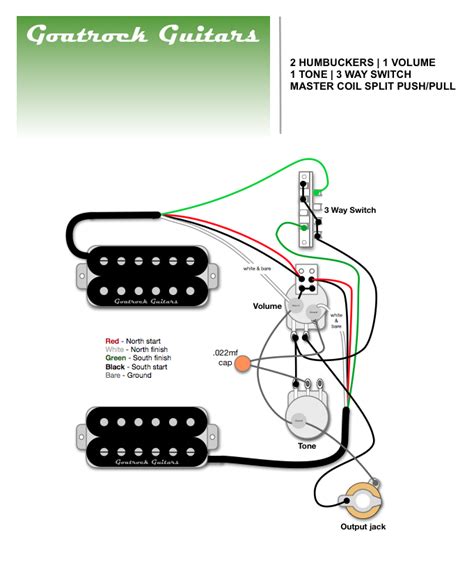 Guitar wiring diagram 2 humbucker 1 volume 1 tone. 3 Humbucker Wiring Diagram One Volume One Tone - Database | Wiring Collection