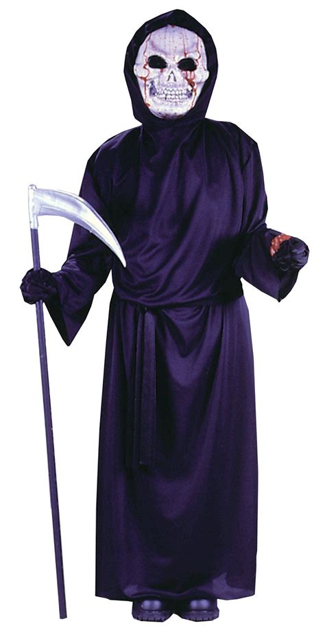 Want to scare everyone as a mummy this halloween? Bleeding Grim Reaper Boys Costume | Grim reaper halloween ...