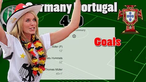 12th of october 2014 time: Germany Portugal 4-0 Super Muller - Ronaldo KO : Video ...