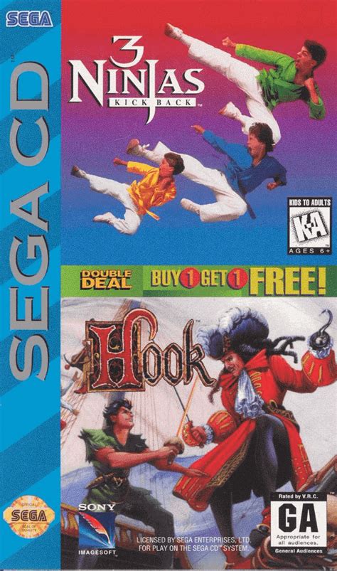 File name 3 ninjas kick back (usa).zip. 3 Ninjas Kick Back / Hook | Sega CD
