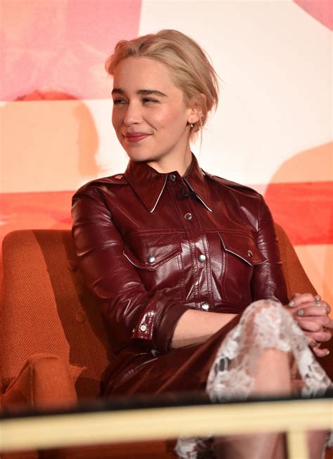 2018 leading lady parts (tv short) emilia clarke. Emilia Clarke - "Solo: A Star Wars Story" Press Conference ...