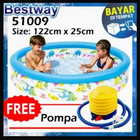 Biasanya ukurannya juga bervariasi mulai dari 1 meter hingga. Bestway 51009 Kolam Renang Karet Anak Ocean Life Pool ...