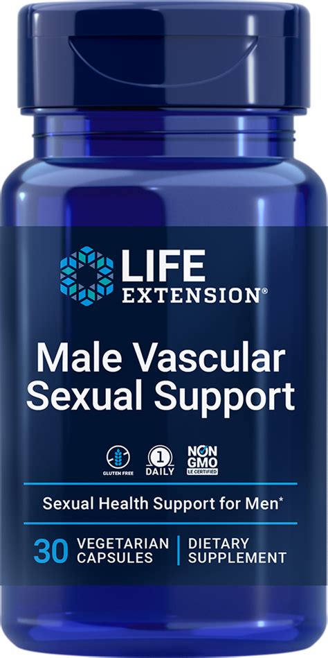 Male Vascular Sexual Support, 30 vegetarian capsules - Life Extension