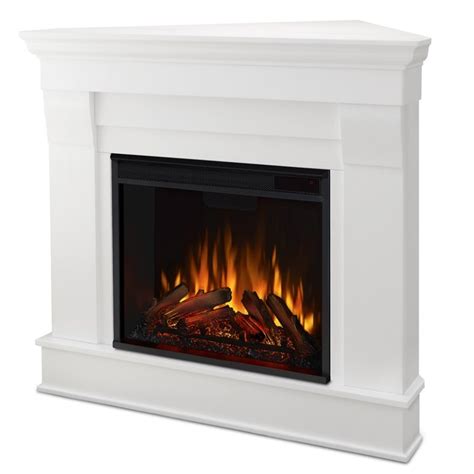 And with so many options available, as this article describes, they can fit into any environment. Real Flame Chateau Electric Corner Fireplace in White ...