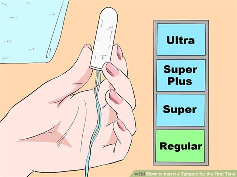 How to insert a tampon + demo! How to Insert a Tampon for the First Time (with Pictures)
