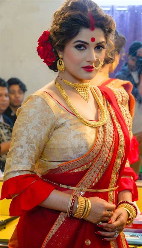 Vey hot kisses from jeet to srabanti. Srabanti Chatterjee (With images) | Indian bridal, Trendy sarees, Saree wedding