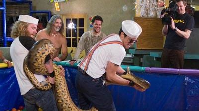 Face to face jerk off by two charming black boys. Jackass: Number Two Trivia Quiz