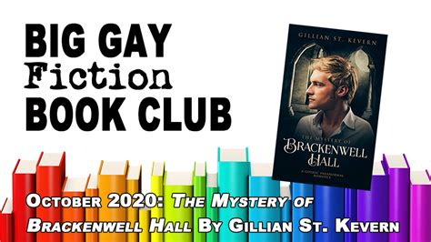 Detective, classic, thriller, and historical. Big Gay Fiction Book Club October 2020: "The Mystery of ...