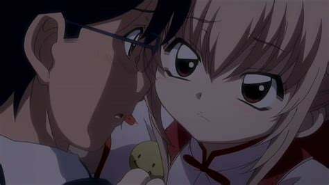 During pe class, aoki notices mimi's large chest. Kodomo no Jikan - 02 - Random Curiosity