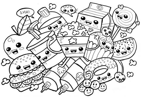Download Snack Coloring Pages - Coloring Home