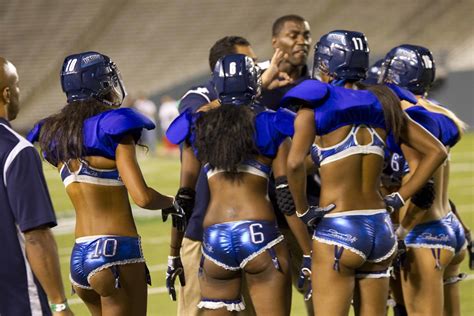 Their commissioner is kind of a dirt bag the women don't even get paid, all of the money goes into keeping the league afloat and covering. Lingerie Football League - Dallas Desire vs. San Diego ...