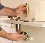 It's easy to fix a bathroom sink drain plug that's leaking. How to Install a Faucet | HomeTips