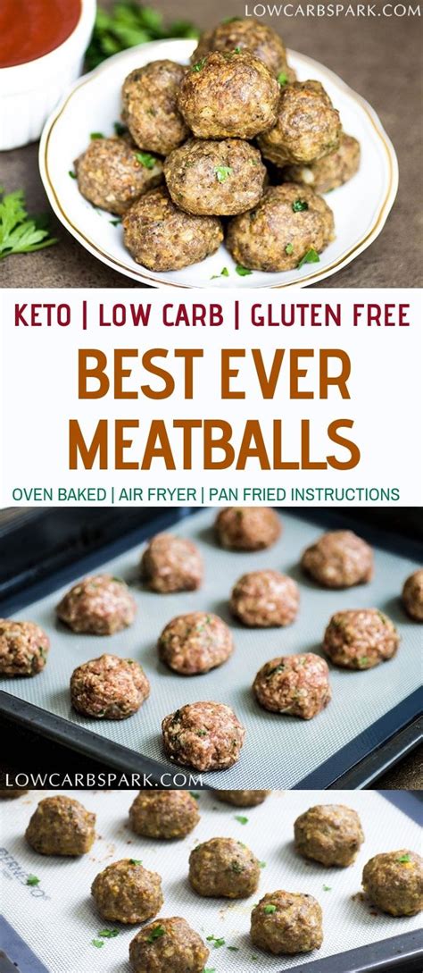 (transfer to an oven proof dish if you're not using a cast iron pan that can go in the oven. The Best Keto Meatballs Recipe | Recipe | Healthy low carb ...