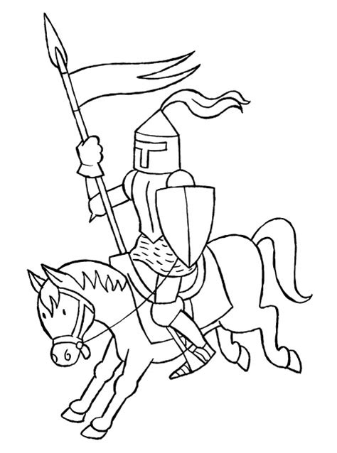 Una posible definición de un caballero medieval es que era un hombre que servía a su soberano o señor como soldado a caballo con armadura. COLOREAR DIBUJOS DE GUERREROS MEDIEVALES