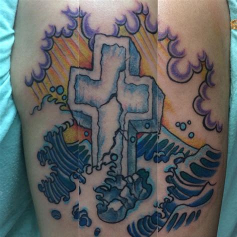 When imagining a cross, and its associated tattoos, most picture the christian cross. 25+ Tribal Cross Tattoo Designs, Ideas | Design Trends ...