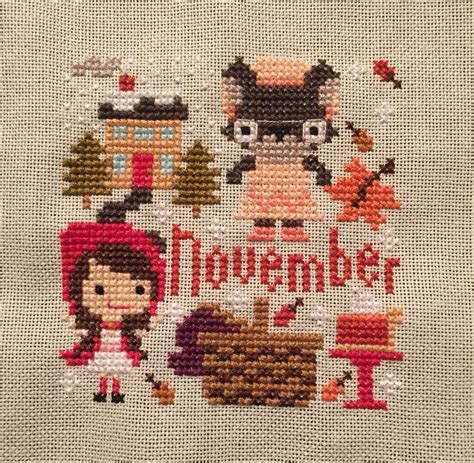 Check spelling or type a new query. Cross stitch fairy tale months November - Frosted Pumpkin ...