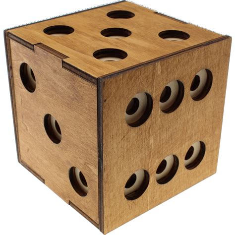 Dice Puzzle Box | Wooden Puzzle Boxes | Puzzle Master Inc