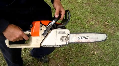 Motosega stihl 024 av motore rifatto, abbiamo sostituito cilindro e pistone. motosega stihl 024 av - YouTube