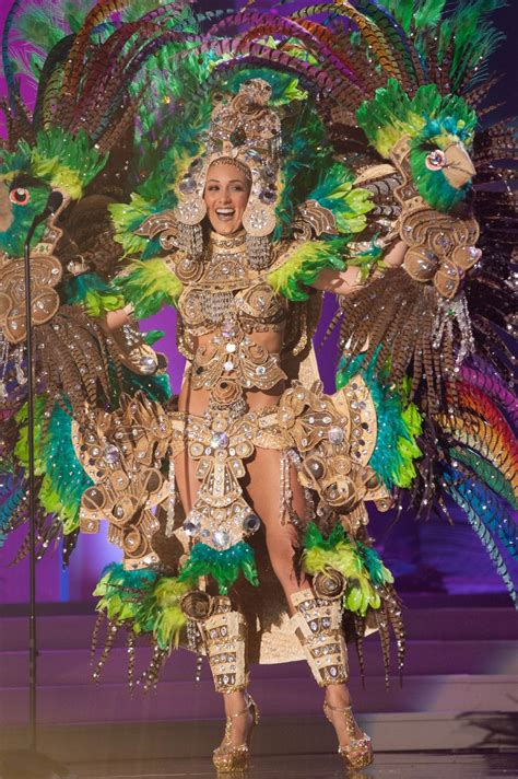 Puteri indonesia 2020 ayu maulida memakai kostum bertema komodo untuk national costume miss universe 2020. Miss Universe National Costumes 2015 in 2020 | Miss ...