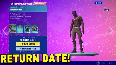 Travis scott was first added to the game in fortnite chapter 2 season 2. TRAVIS SCOTT SKIN CONFIRMED RETURN RELEASE DATE in Fortnite! (Travis Scott Skin Coming Back ...