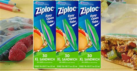 Ziploc food storage meal prep containers reusable for kitchen organization, smart snap technology, dishwasher safe, mini rectangle, 4 count. Ziploc XL Sandwich Bags 90-Count Only $4 at Amazon - Hip2Save
