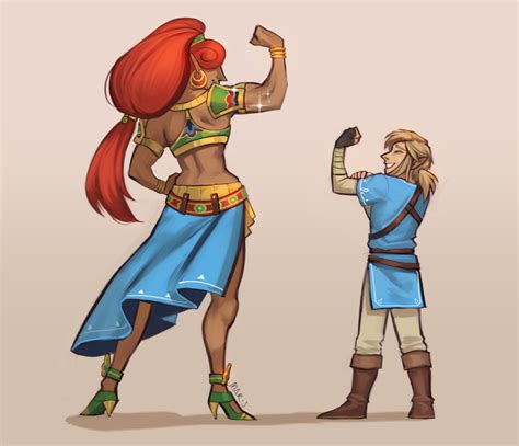Link and Urbosa | Legend of zelda, Legend of zelda breath, Legend