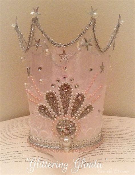 5 out of 5 stars. Glittering Glinda crown handmade wizard of oz princess ...