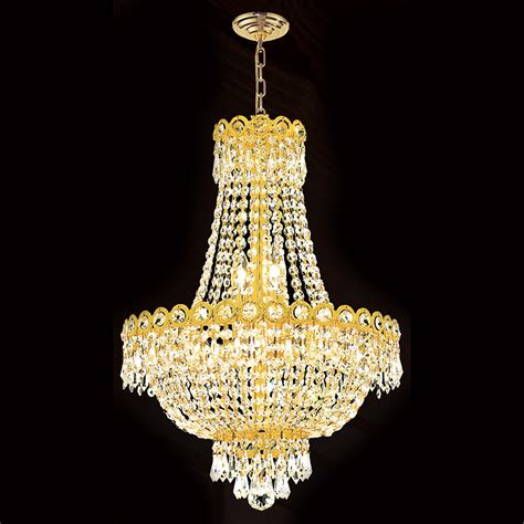 Crystal chandeliers, their parts and assembly process; Empire Crystal Chandelier 1900D16G