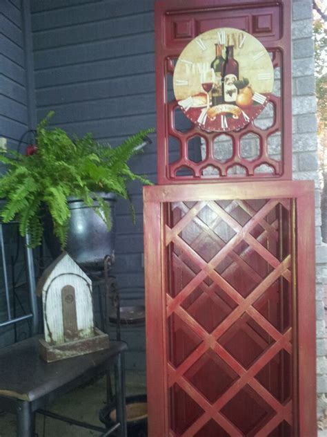 The entire project took much longer than anticipated: repurposed wine cabinet/with back frame from an old ...