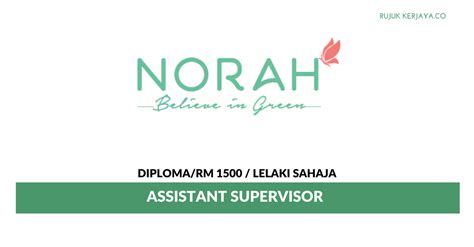 The supervisor is responsible for completing landscape and hardscape installations with great precision assalamualaikum. Jawatan Kosong Terkini Norah ~ Assistant Supervisor ...