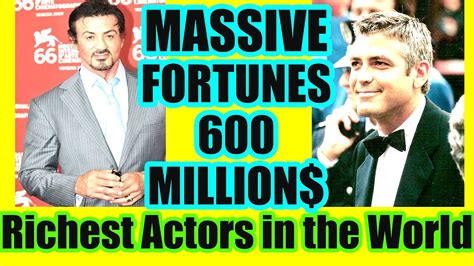 The world's billionaires is an annual ranking by documented net worth of the wealthiest billionaires in the world, compiled and published in march annually by the american business magazine forbes. 15 Richest Actors in The World 2020 - YouTube