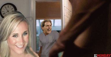 She's hot, blonde and has a raging sexual appetite. Lane Kiffin Alabama GIF by FirstAndMonday - Find & Share ...