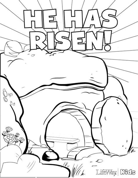 Part 7 is jesus is risen!. Jesus Has Risen Coloring Page at GetDrawings | Free download