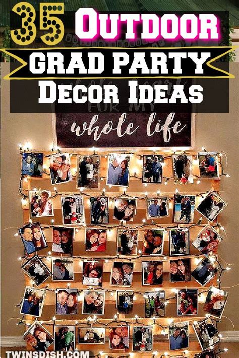 Be sure to include popular topping choices so your guests can customize. 35 Outdoor Graduation Party Decor Ideas - Twins Dish ...