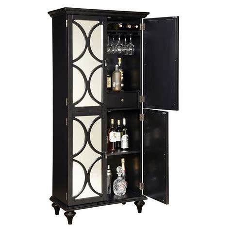 The winsome wine cabinet is another lovely espresso finish with a glass door to add some elegance to your home. Alannis Wine Cabinet Pulaski Furniture, 1 Reviews ...