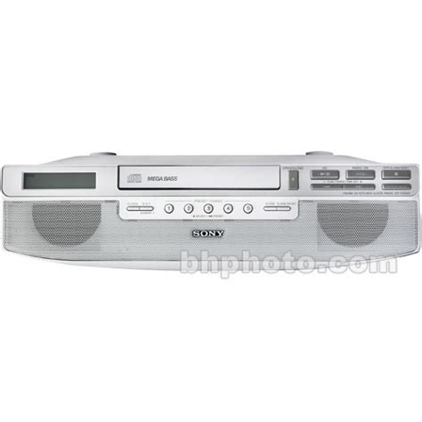 Shipped with usps priority mail. Sony ICF-CD523 Under Cabinet Kitchen CD Clock Radio ICFCD523 B&H