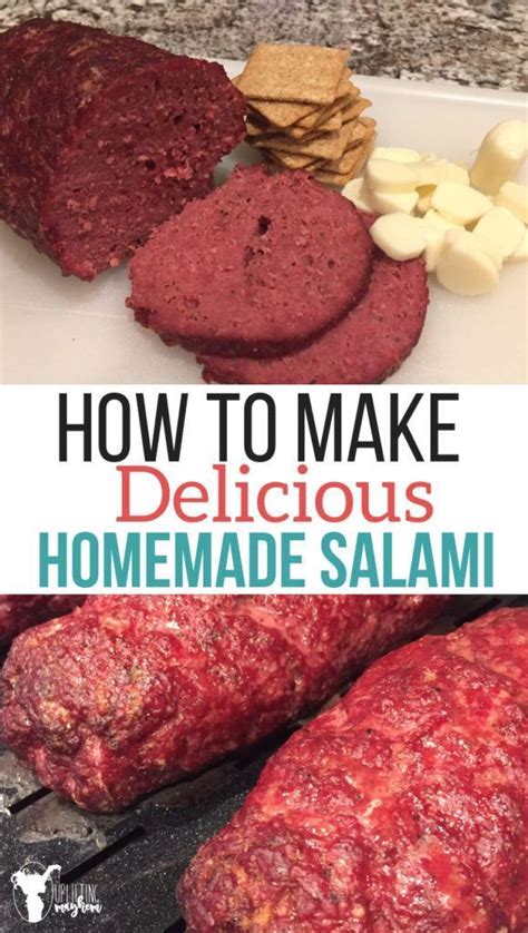 Grind the pork, beef and 1 lb / 500 g of the pork fat, and mix well. Homemade Salami | Recipe | Homemade salami recipe ...