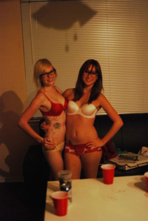 Leave two cups to fill with water. strip beer pong | Tumblr